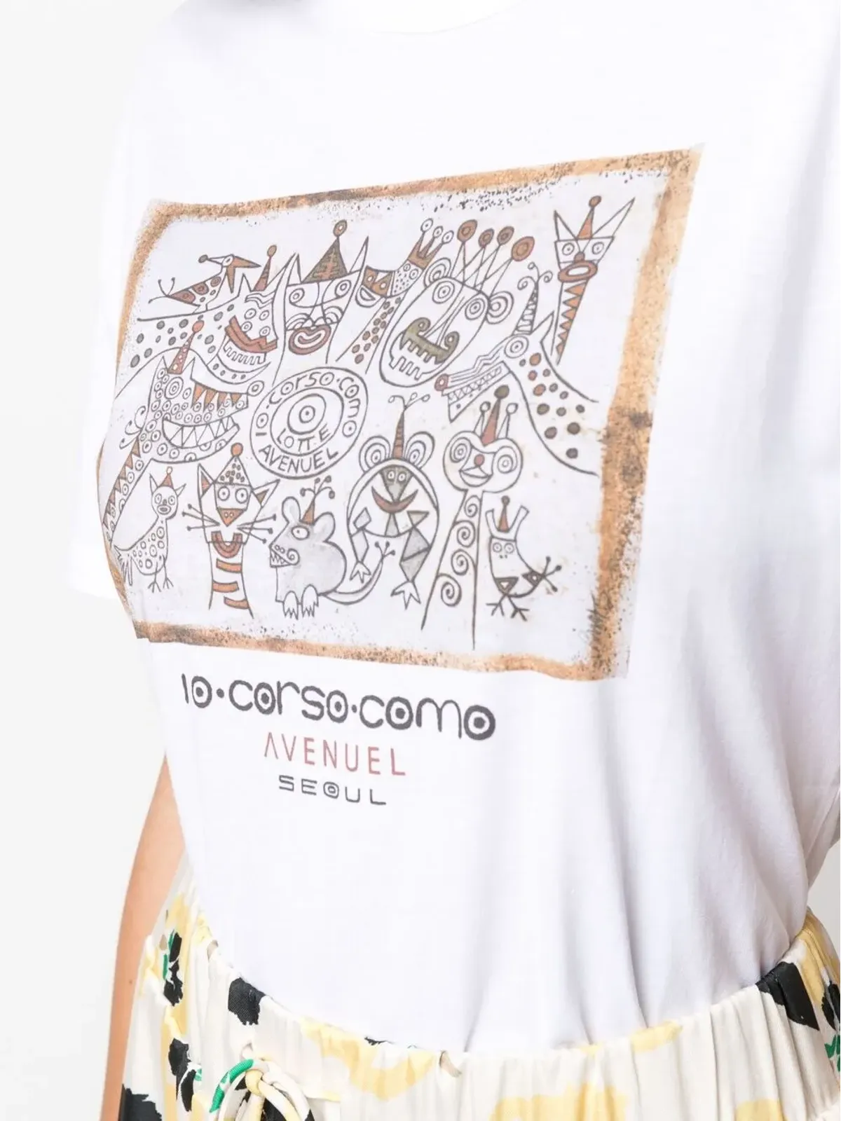 10 CORSO COMO Seoul shopプリントTシャツ - 画像5