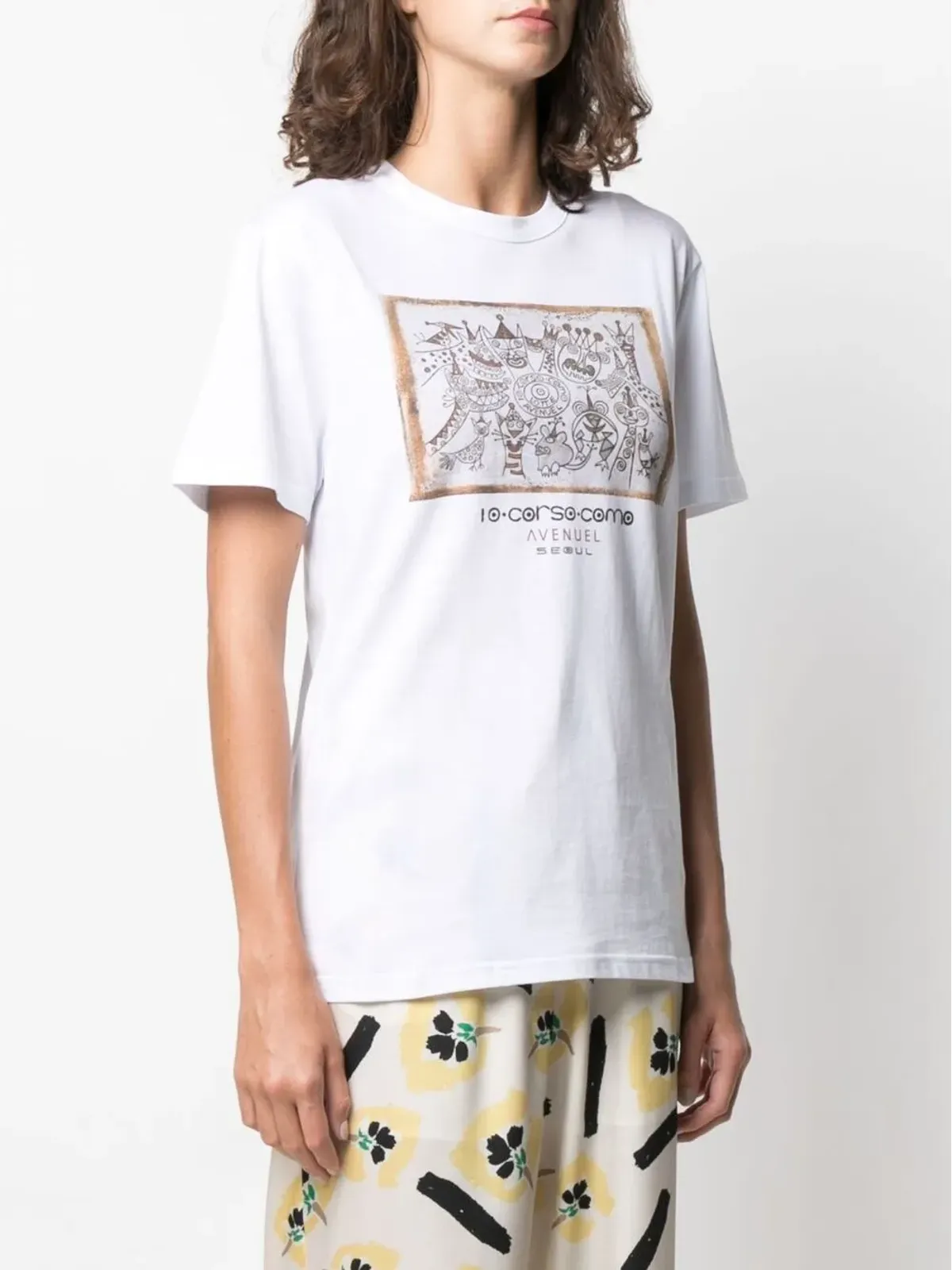10 CORSO COMO Seoul shopプリントTシャツ - 画像3