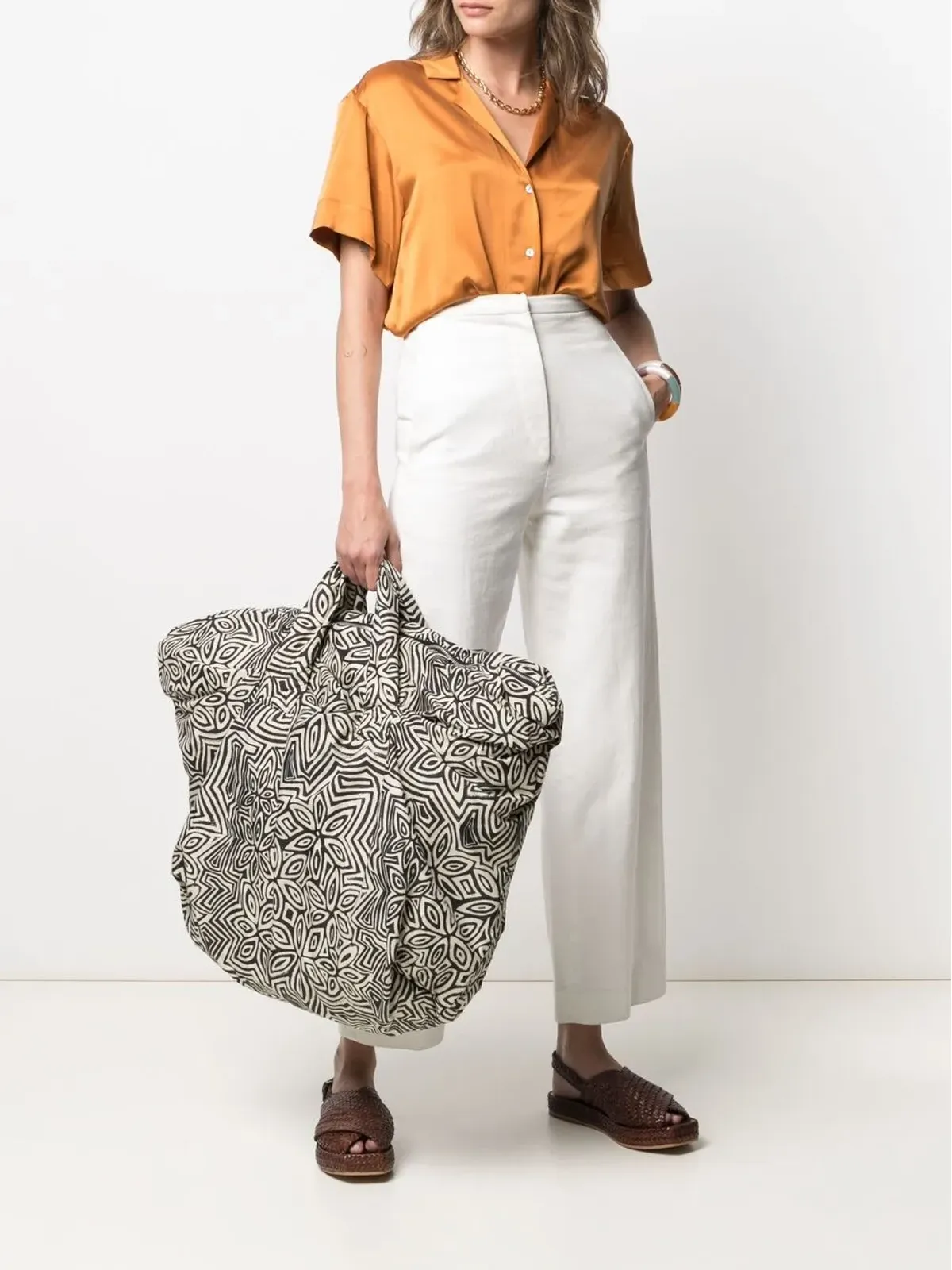 10 CORSO COMO ふんわり花柄プリント トートバッグ - 画像2