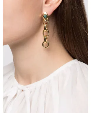 Aurelie Bidermann タオ・スネーク・ドロップ イヤリング - サムネイル2