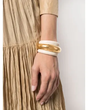 Aurelie Bidermann Nazca hammered-effect cuff - Gold - サムネイル2
