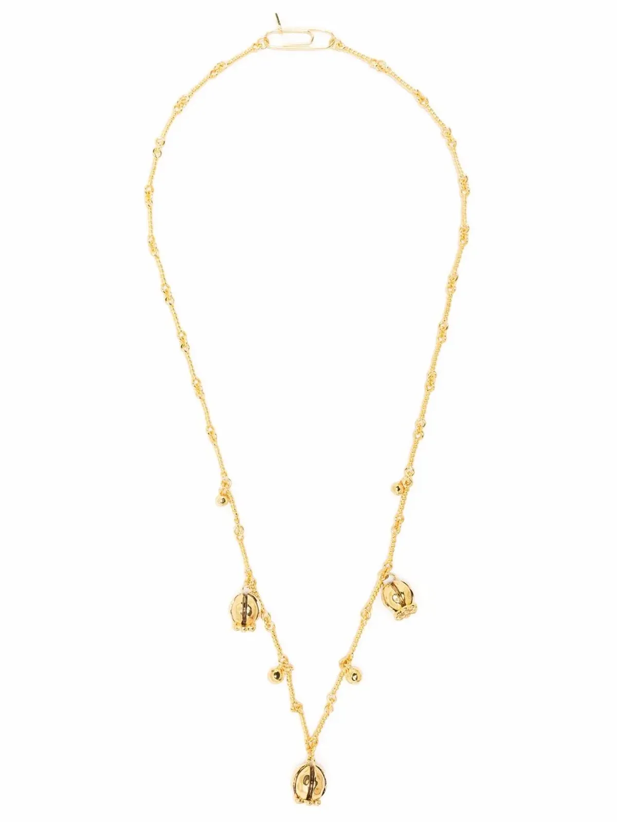 Aurelie Bidermann Virginia bell pendant necklace - Gold - 画像3