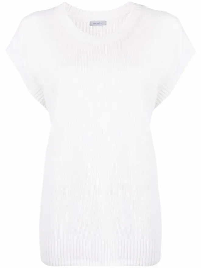 Malo Malo リブ編みカシミヤTシャツの商品画像