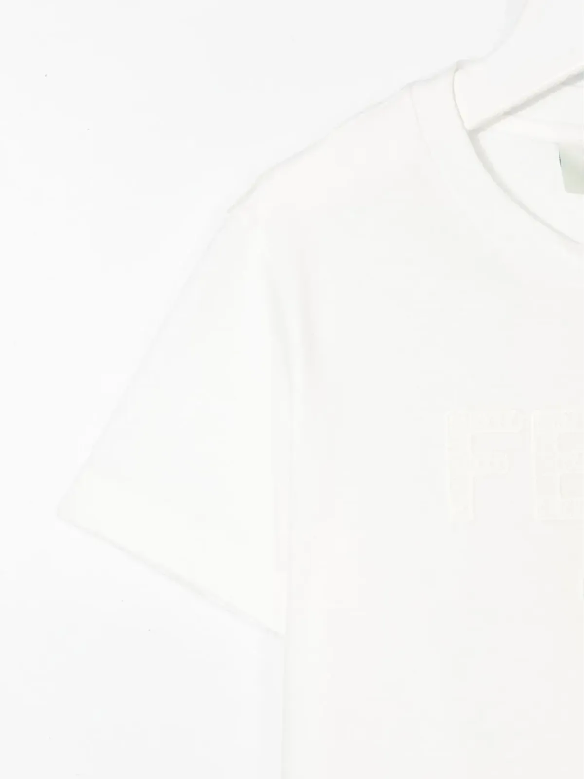 Fendi Kids ロゴ文字入りTシャツ - 画像3