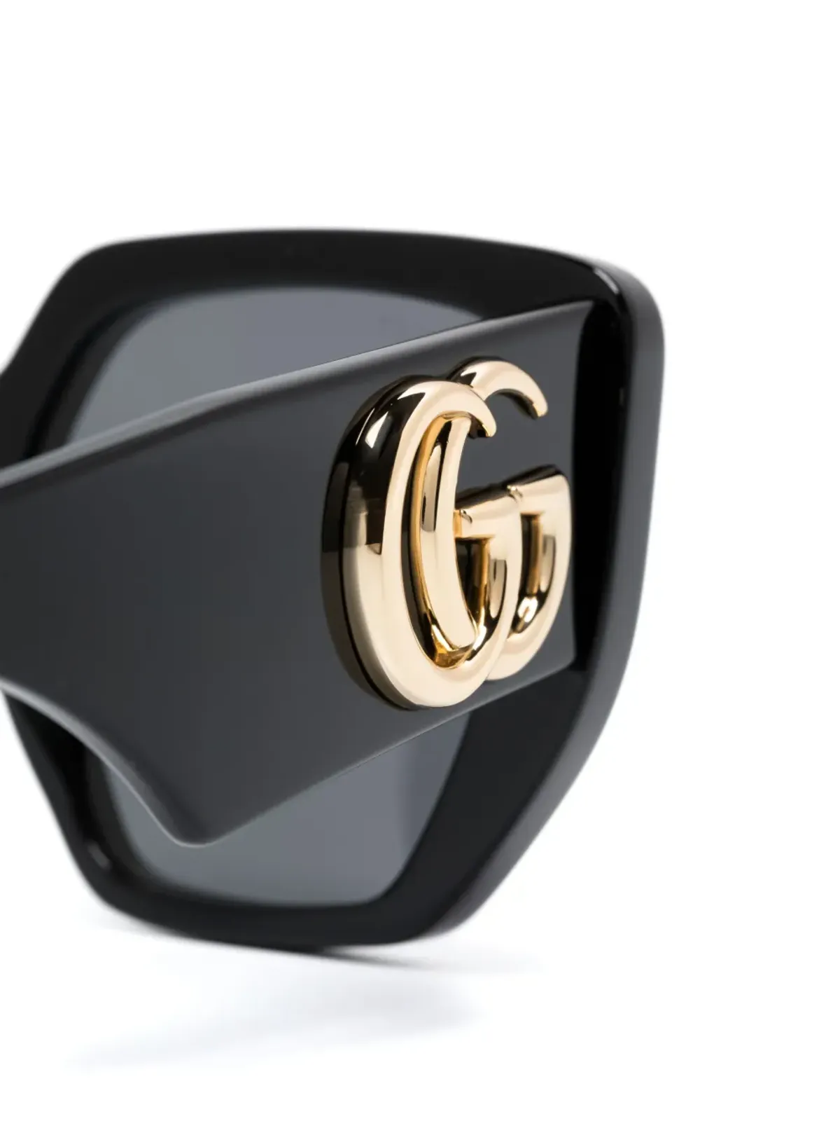 Gucci Eyewear ダブルG オーバーサイズフレーム サングラス - 画像3