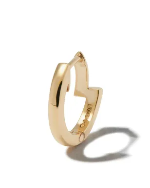 Lizzie Mandler Fine Jewelry 18K イエローゴールド インタラプテッド ハギー シングル イヤリング - サムネイル1