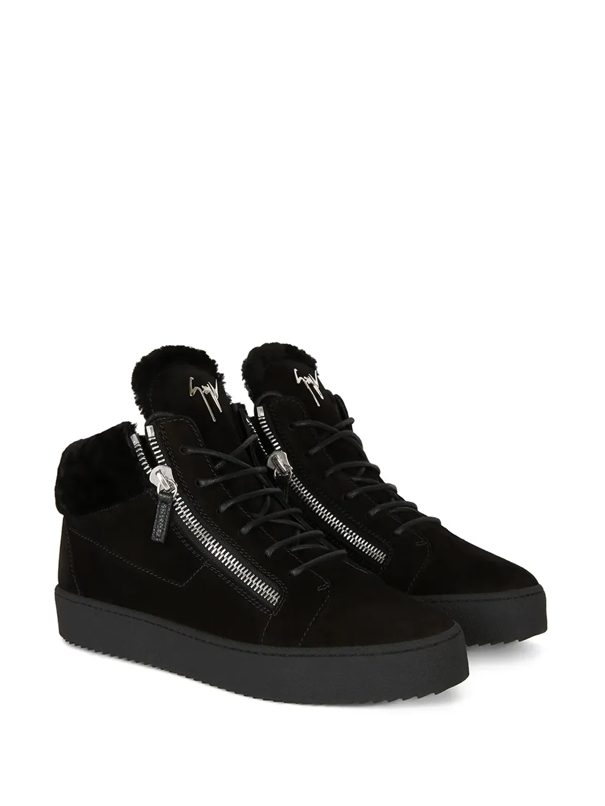 Giuseppe Zanotti クリス ウィンター ミッドトップ スニーカー - 画像2