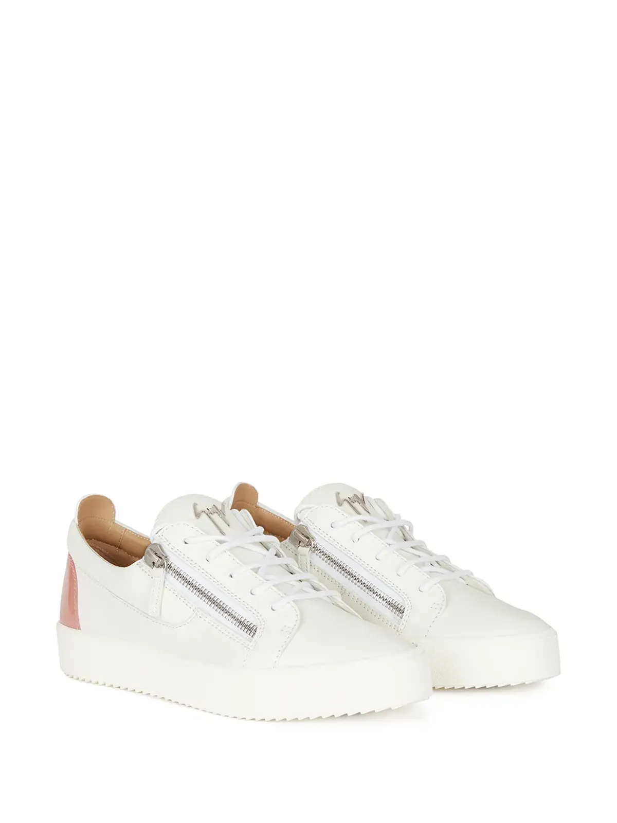 Giuseppe Zanotti Gail ロー・トップスニーカー - ホワイト - 画像2