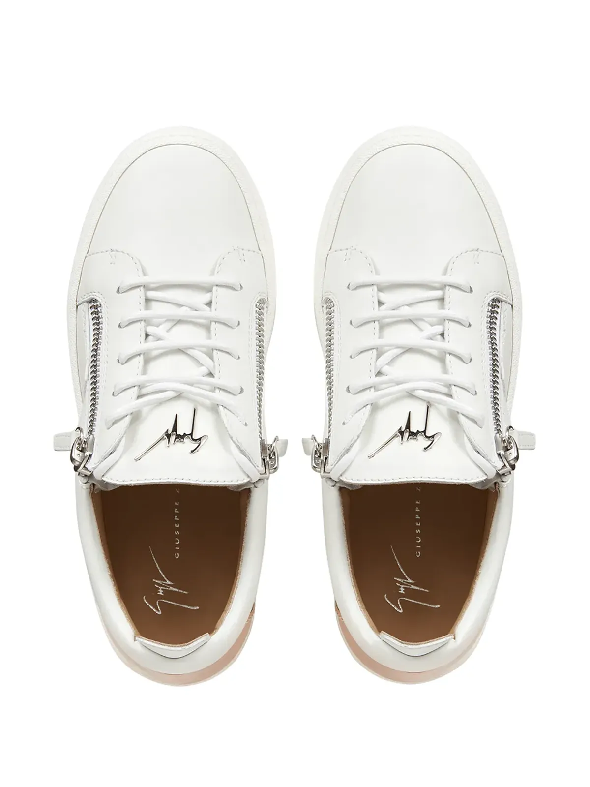 Giuseppe Zanotti Gail ロー・トップスニーカー - ホワイト - 画像4