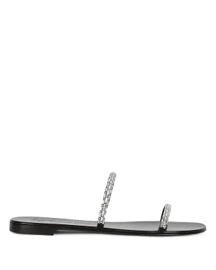 Giuseppe Zanotti Mauritia 装飾付きフラットサンダル - サムネイル1