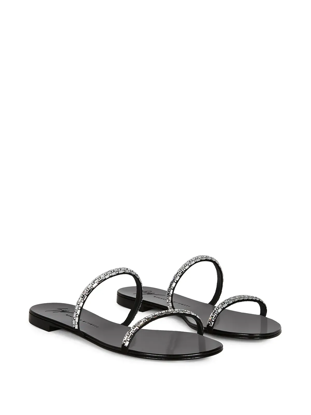 Giuseppe Zanotti Mauritia 装飾付きフラットサンダル - 画像2