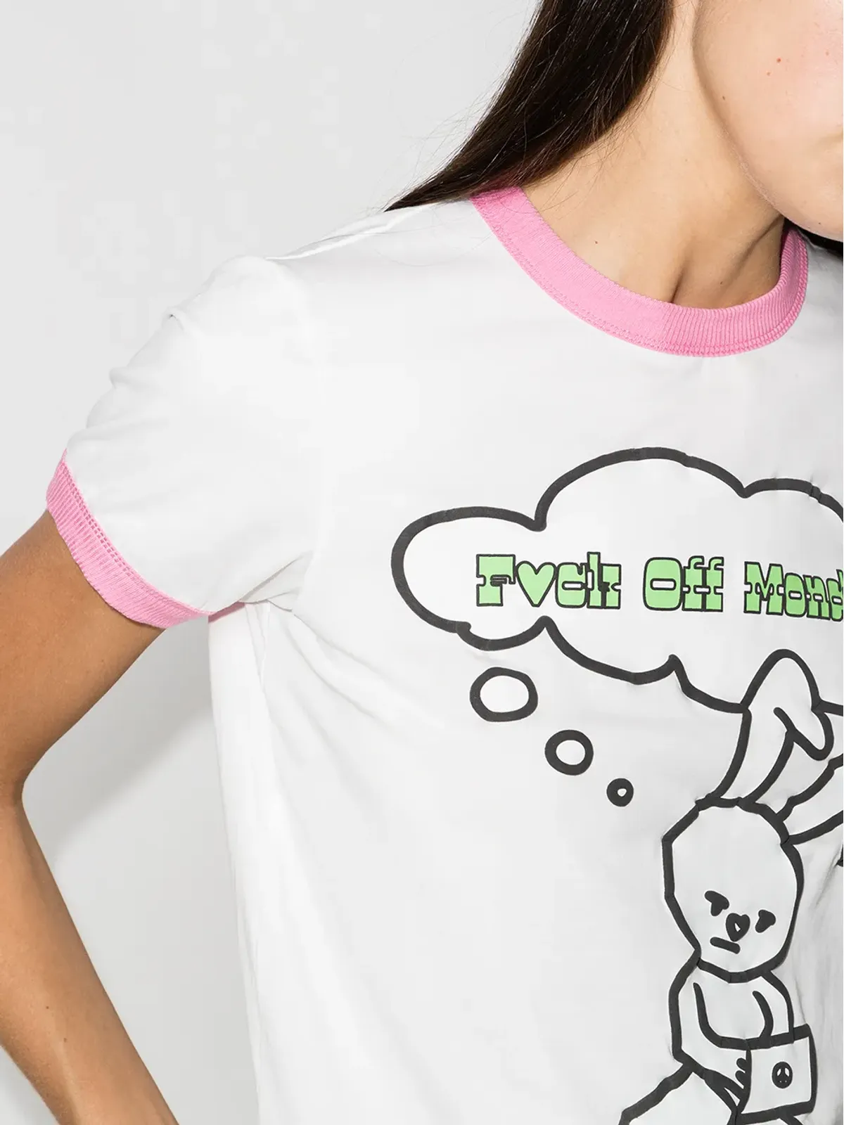 Natasha Zinko グラフィックプリント コットンTシャツ - 画像4