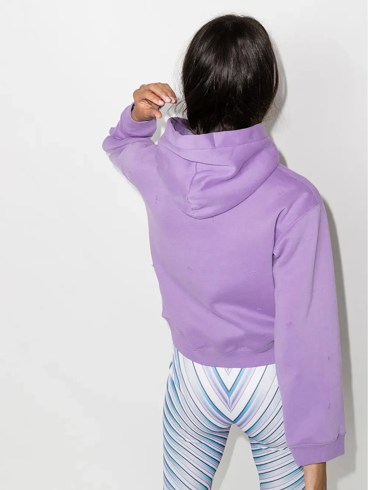 Natasha Zinko ディストレスド ハッピーフライデー フーディー - 画像3