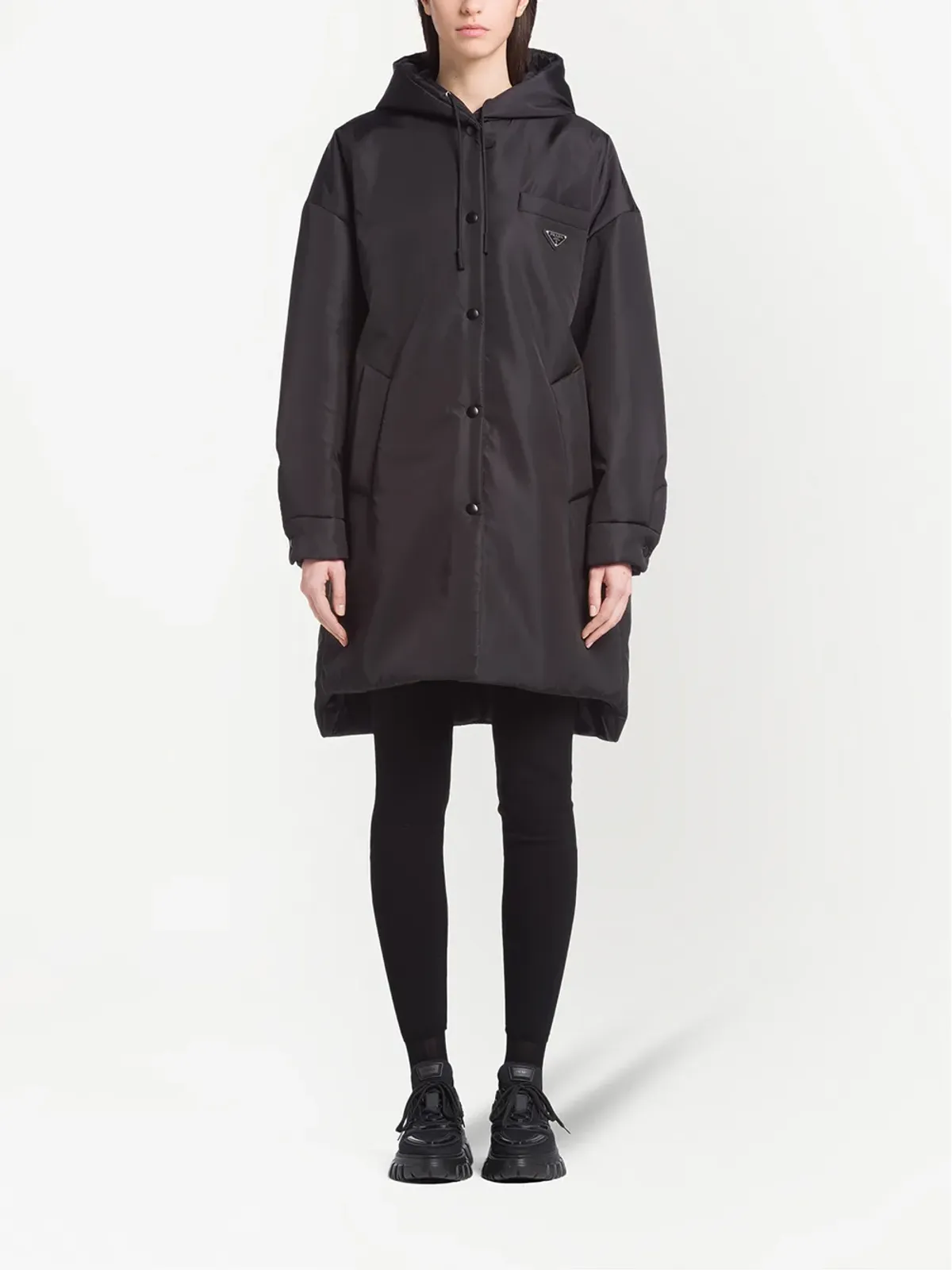 Prada Re-Nylon トライアングルロゴ レインコート - 画像2