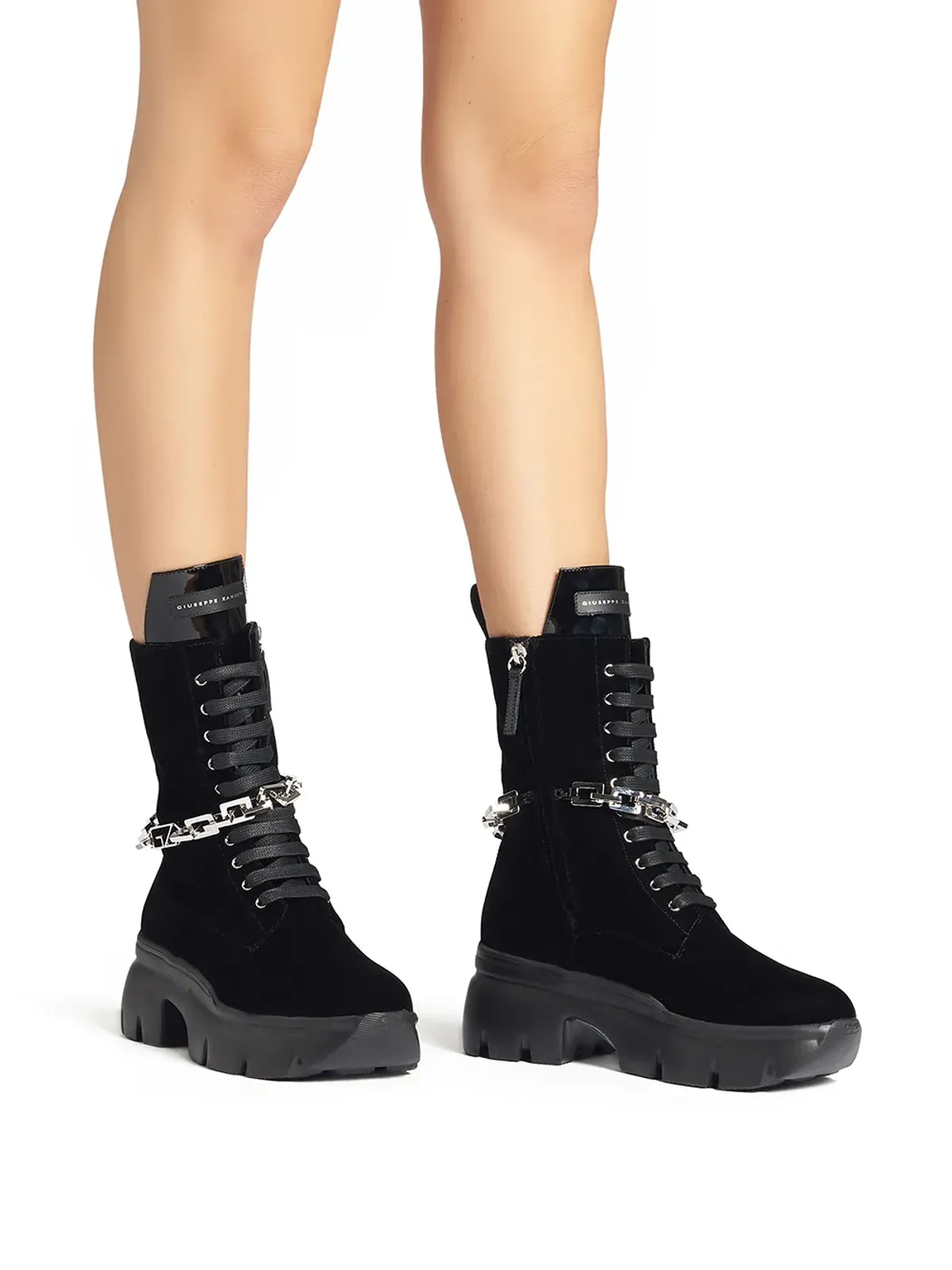 Giuseppe Zanotti アポカリプス チェーンディテール ブーツ - 画像5