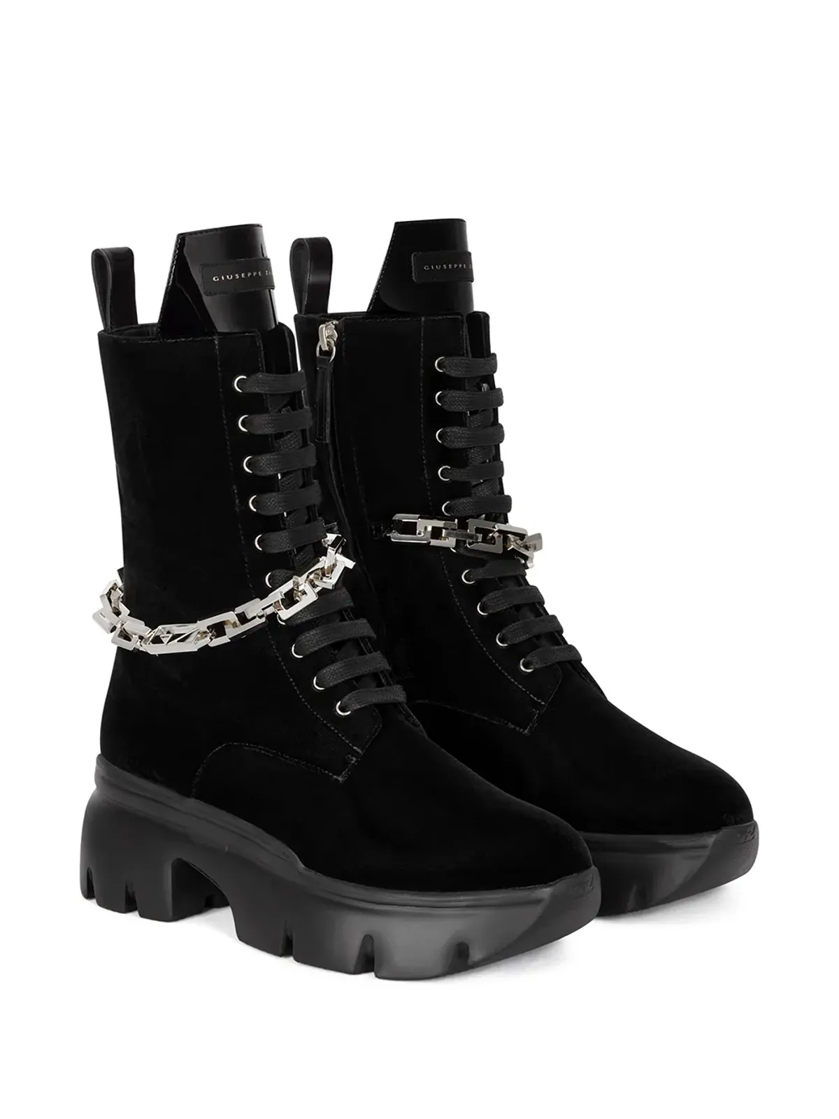 Giuseppe Zanotti アポカリプス チェーンディテール ブーツ - 画像2