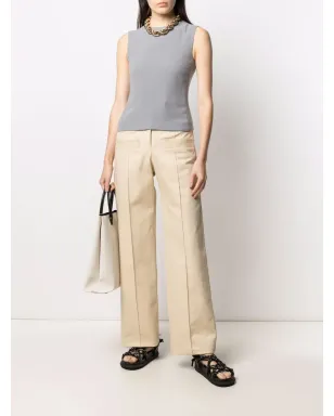 Giorgio Armani Pre-Owned 1990s round-neck sleeveless top - Grey - サムネイル2