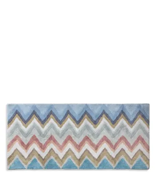 Missoni Home Amone chevron-print bath mat - Orange - サムネイル1