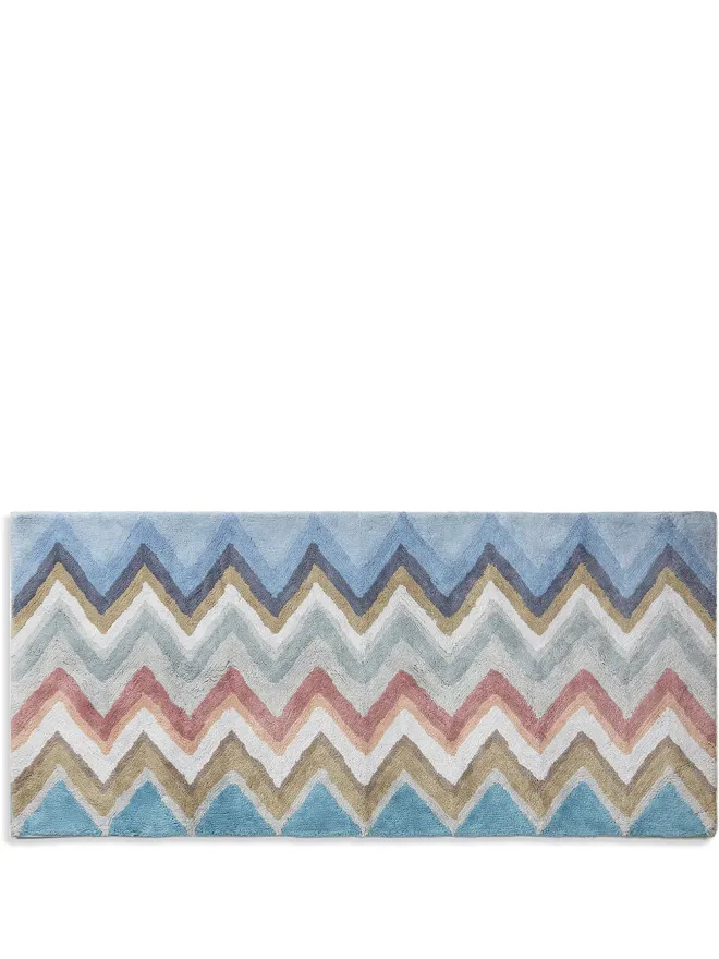 Missoni Home Missoni Home Amone chevron-print bath mat - Orangeの商品画像