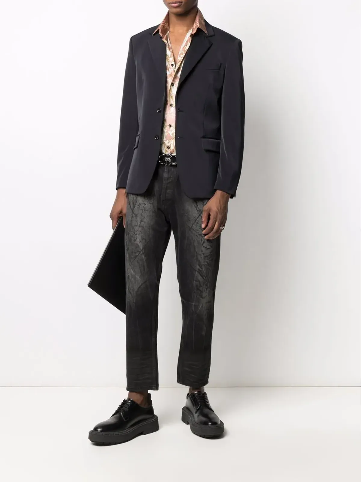 Philipp Plein carrot-fit denim jeans - Black - 画像2