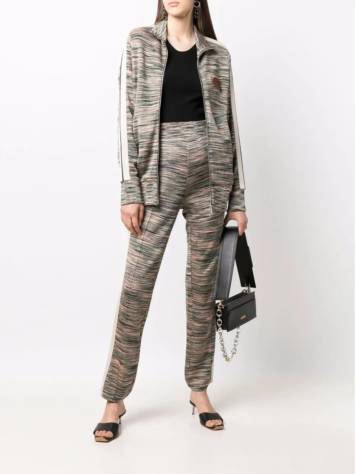 Palm Angels x Missoni ニット トラックジャケット - 画像3