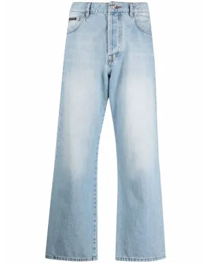 Philipp Plein クロップドデニムジーンズ - サムネイル1