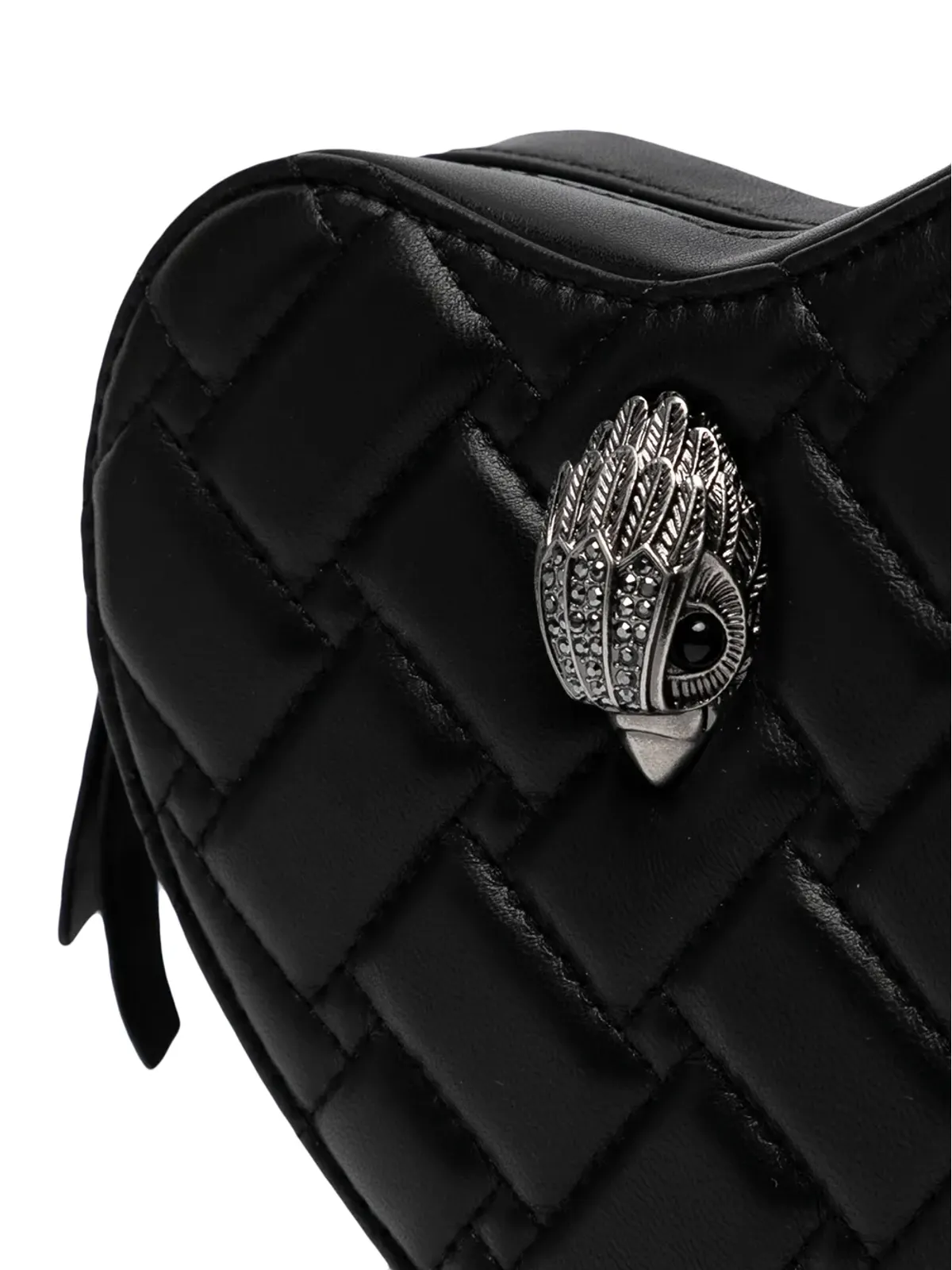 Kurt Geiger London ケンジントン ハート型クロスボディバッグ - 画像4