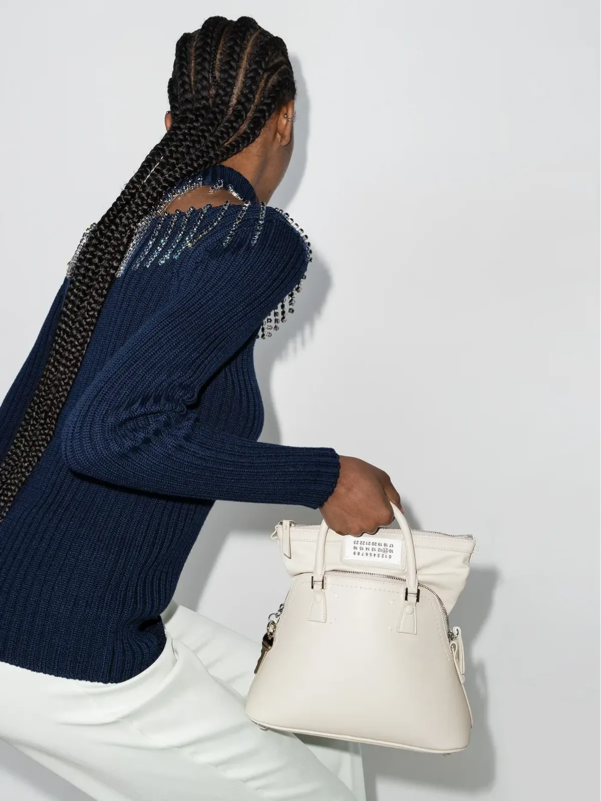 Maison Margiela ミニ 5AC Classique トップハンドルバッグ - 画像2