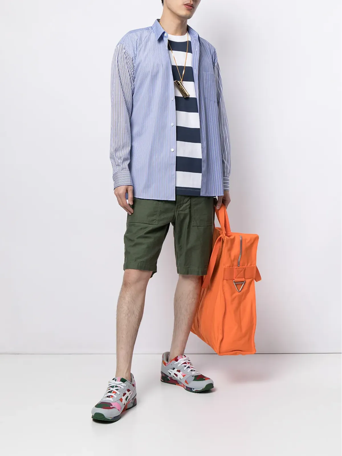 Comme Des Garçons Shirt ミックスストライプシャツ - 画像2
