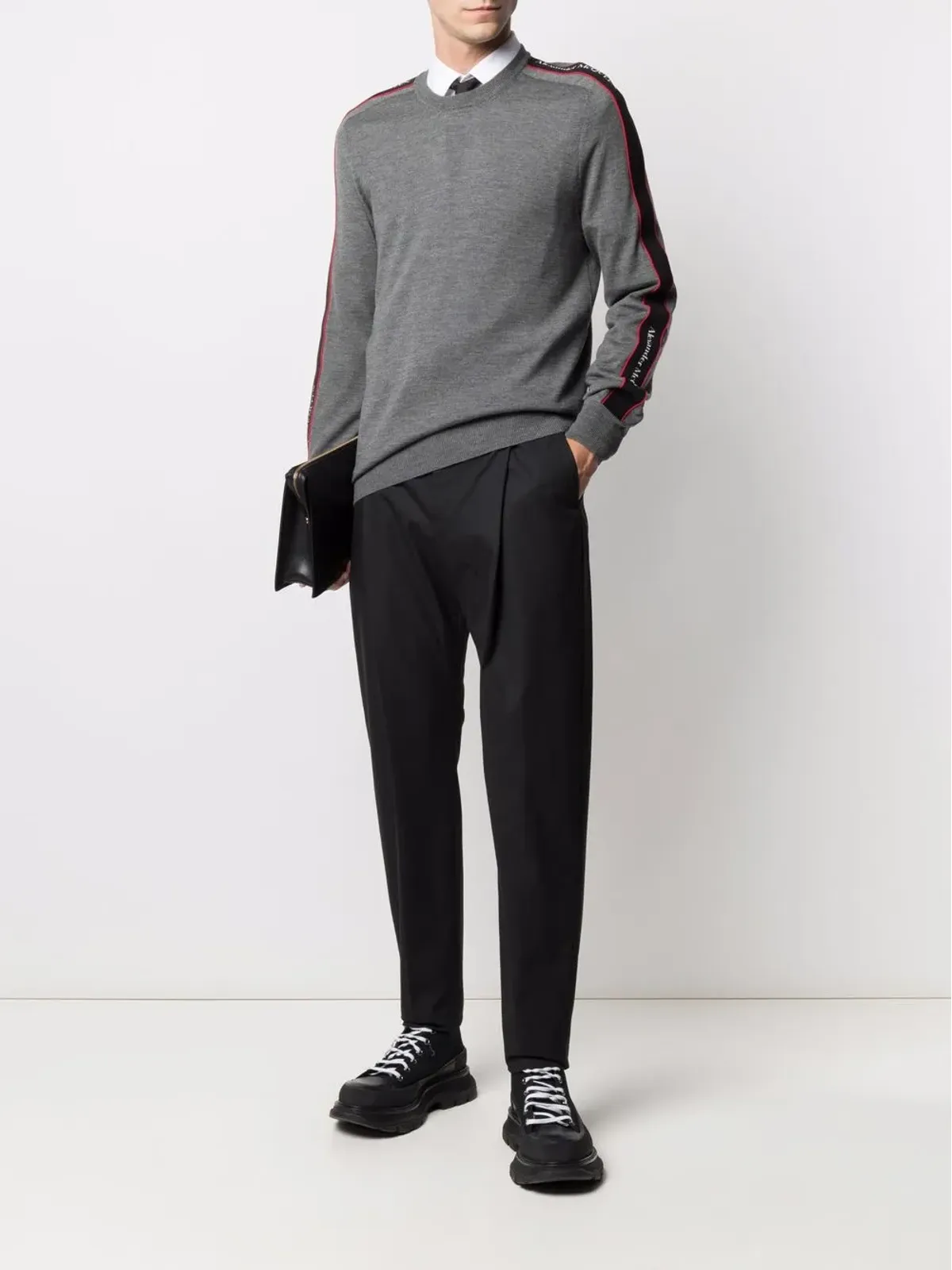 Alexander McQueen ロゴテープ ジャンパー - 画像2