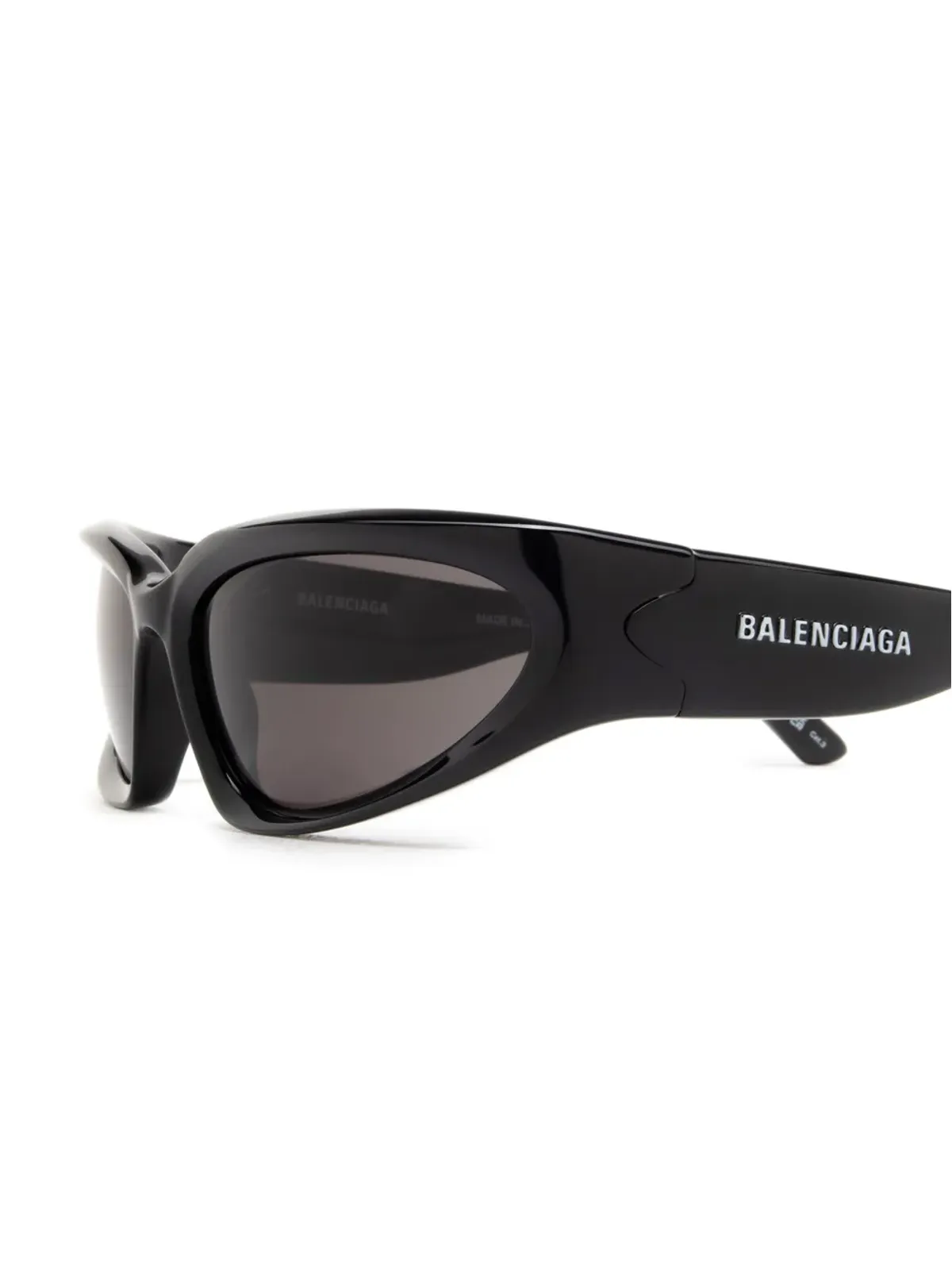 Balenciaga Eyewear ロゴプレート付きサングラス - 画像4