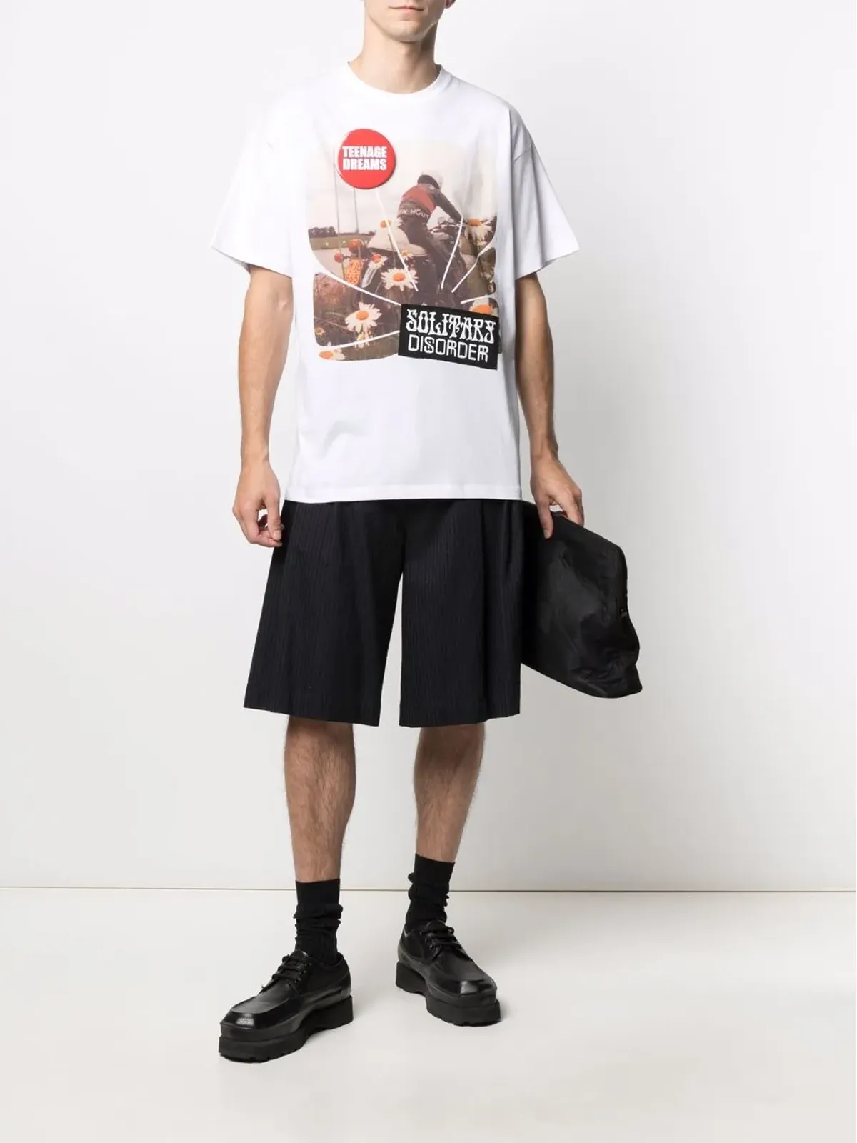 Raf Simons Solitary Disorder T-shirt - White - 画像2