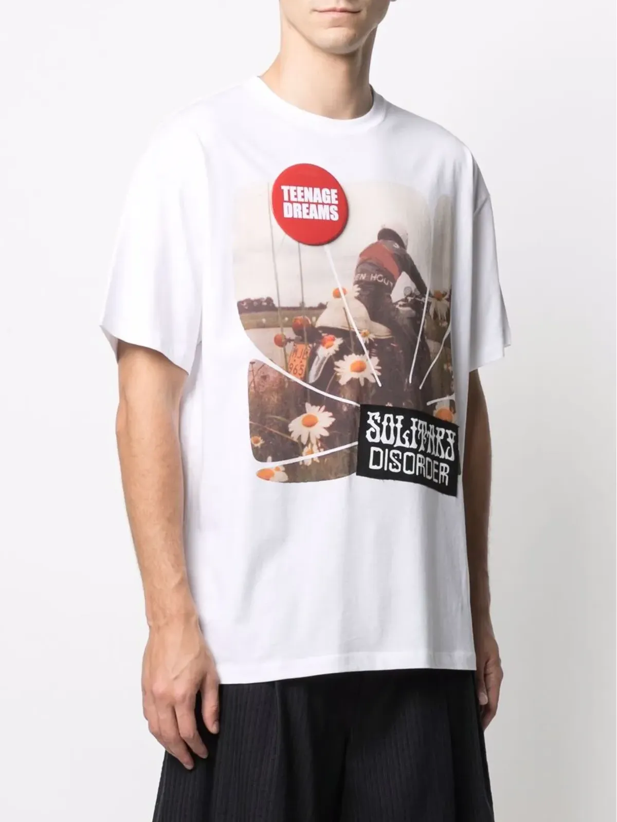 Raf Simons Solitary Disorder T-shirt - White - 画像3
