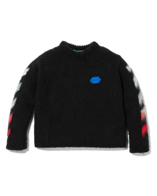 Off-White Kids アローズ ブラッシュド加工ジャンパー - サムネイル1