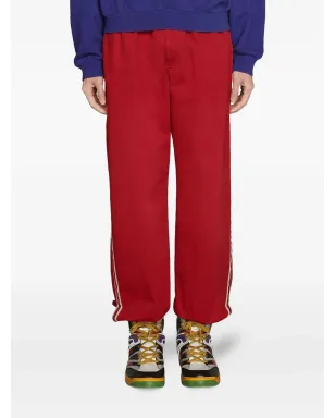 Gucci サイドストライプ トラックパンツ - レッド - サムネイル1