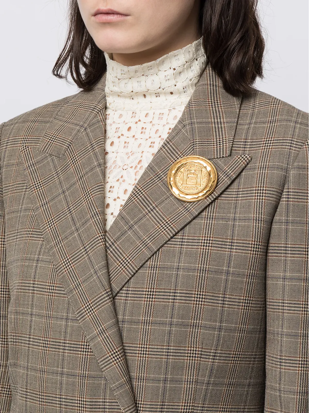 CHANEL ビンテージ 1990年代 Rue Cambon メダリオン ブローチ - 画像2