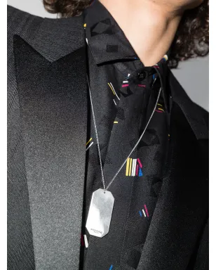 Saint Laurent ロゴタグネックレス - サムネイル2