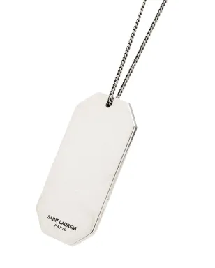 Saint Laurent ロゴタグネックレス - サムネイル3