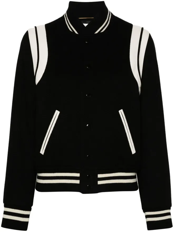 Saint Laurent Saint Laurent スタンドアップカラー ボンバー ジャケットの商品画像