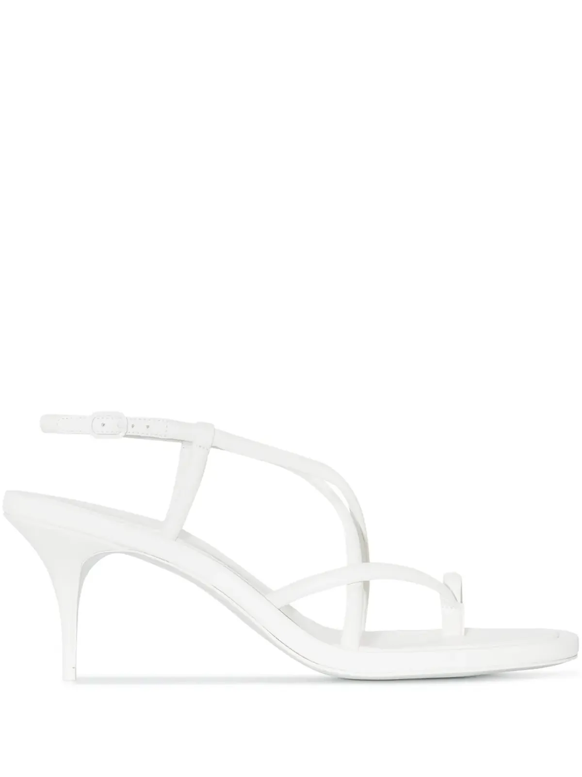 Alexander McQueen ストラップディテールのオープントゥサンダル - 画像1