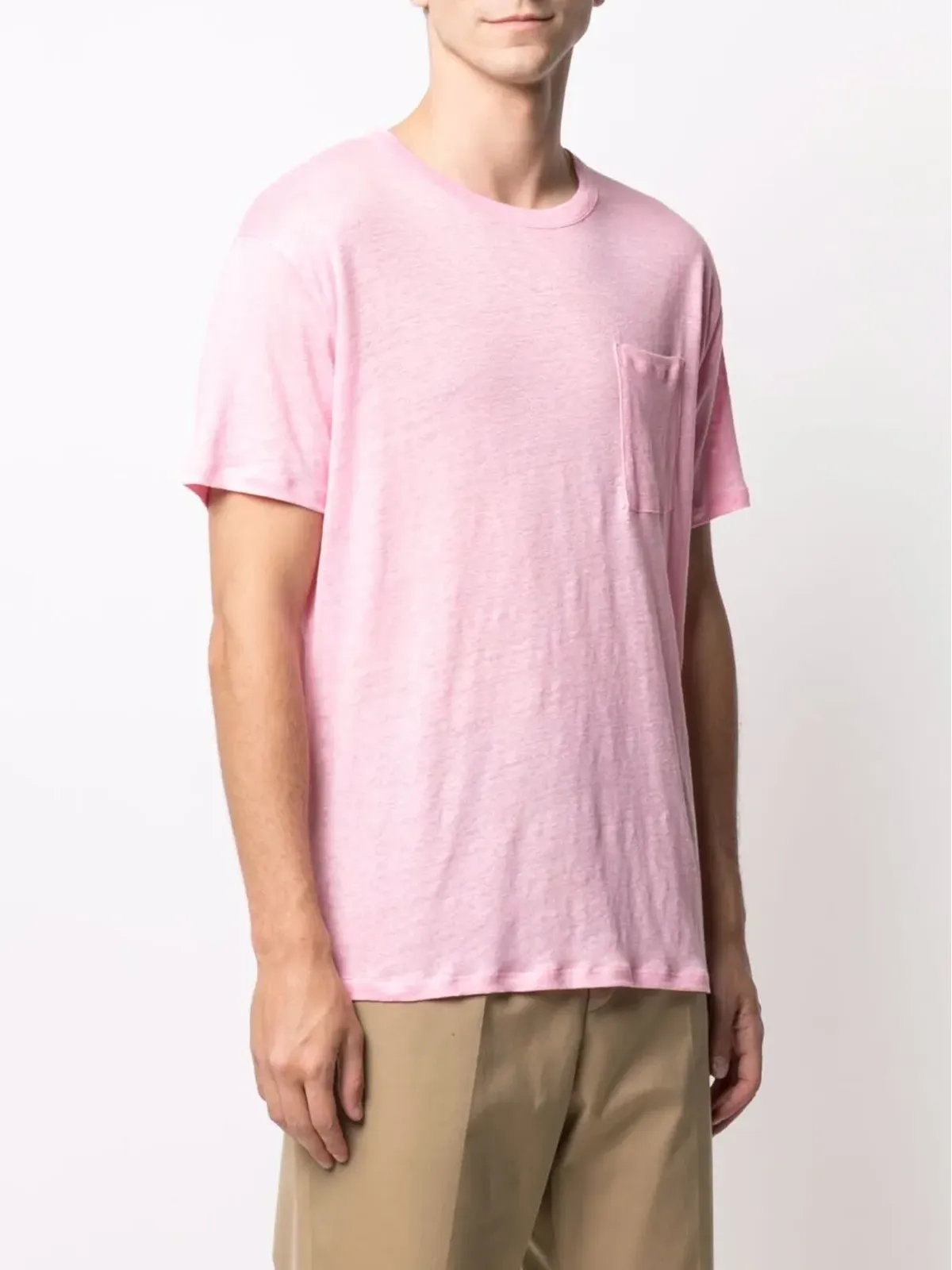 MC2 Saint Barth パッチポケットTシャツ ピンク - 画像3