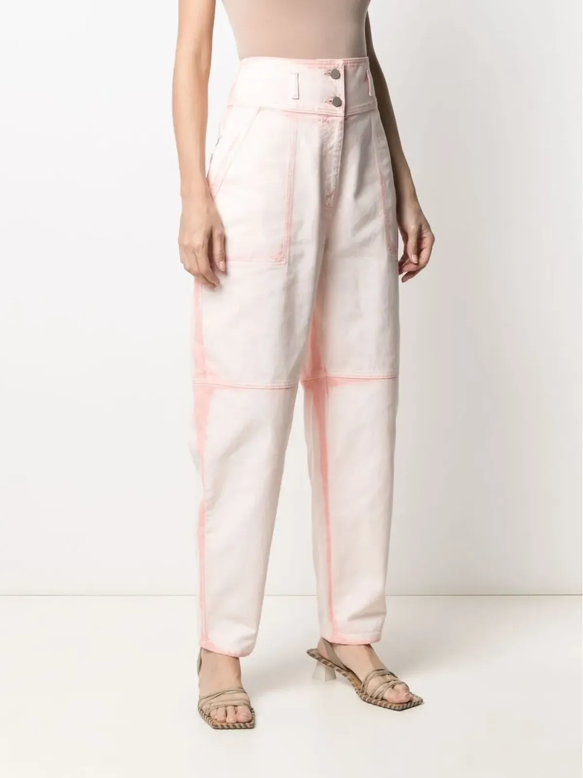 Alberta Ferretti ソルベット スカイダイ ファイブポケットパンツ - 画像3