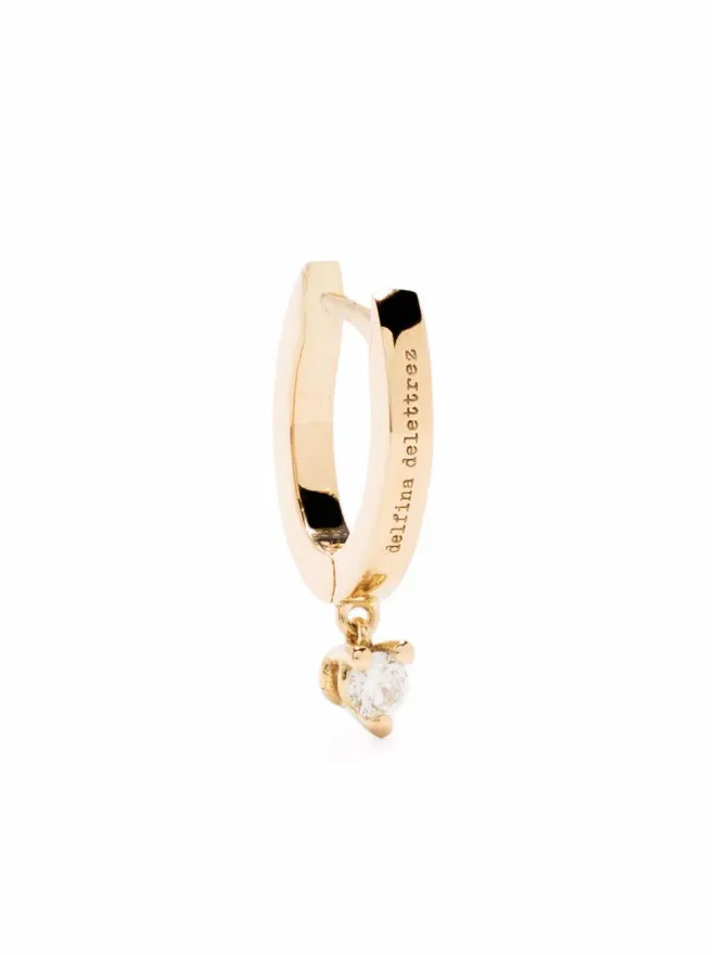 Delfina Delettrez Delfina Delettrez 18K イエローゴールド ハギー ダイヤモンド ドロップ イヤリングの商品画像