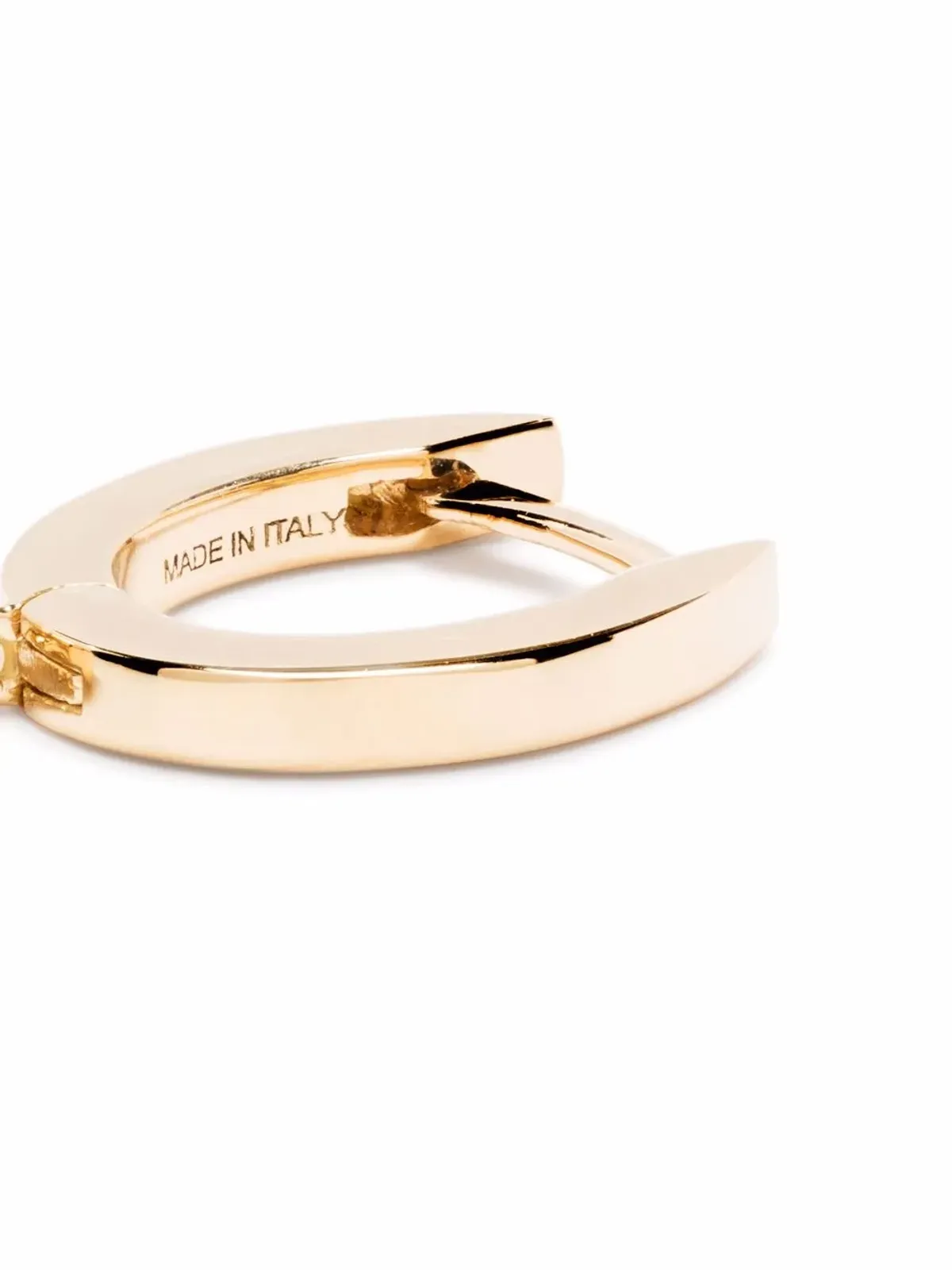 Delfina Delettrez 18K イエローゴールド ハギー ダイヤモンド ドロップ イヤリング - 画像4