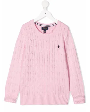 POLO RALPH LAUREN KIDS 刺繍ロゴ入りニットジャンパー - サムネイル1