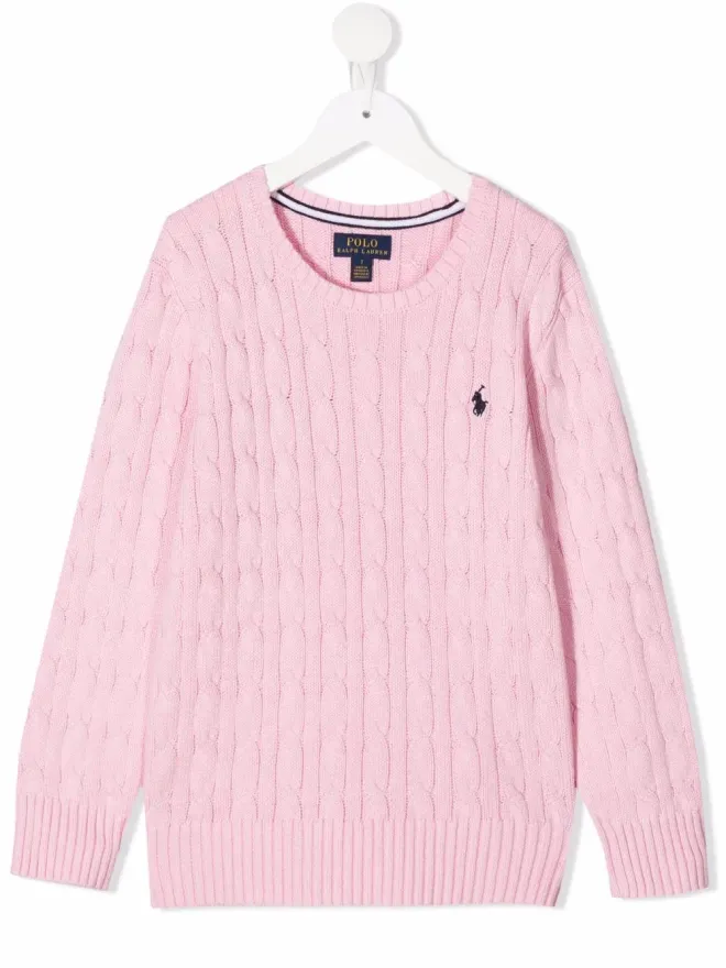 POLO RALPH LAUREN KIDS POLO RALPH LAUREN KIDS 刺繍ロゴ入りニットジャンパーの商品画像