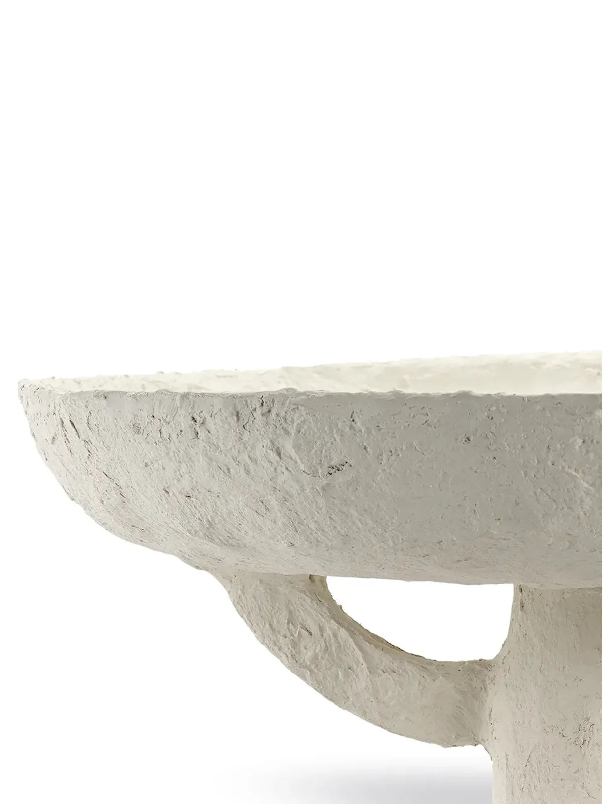 Serax Earth textured plate - White - 画像2