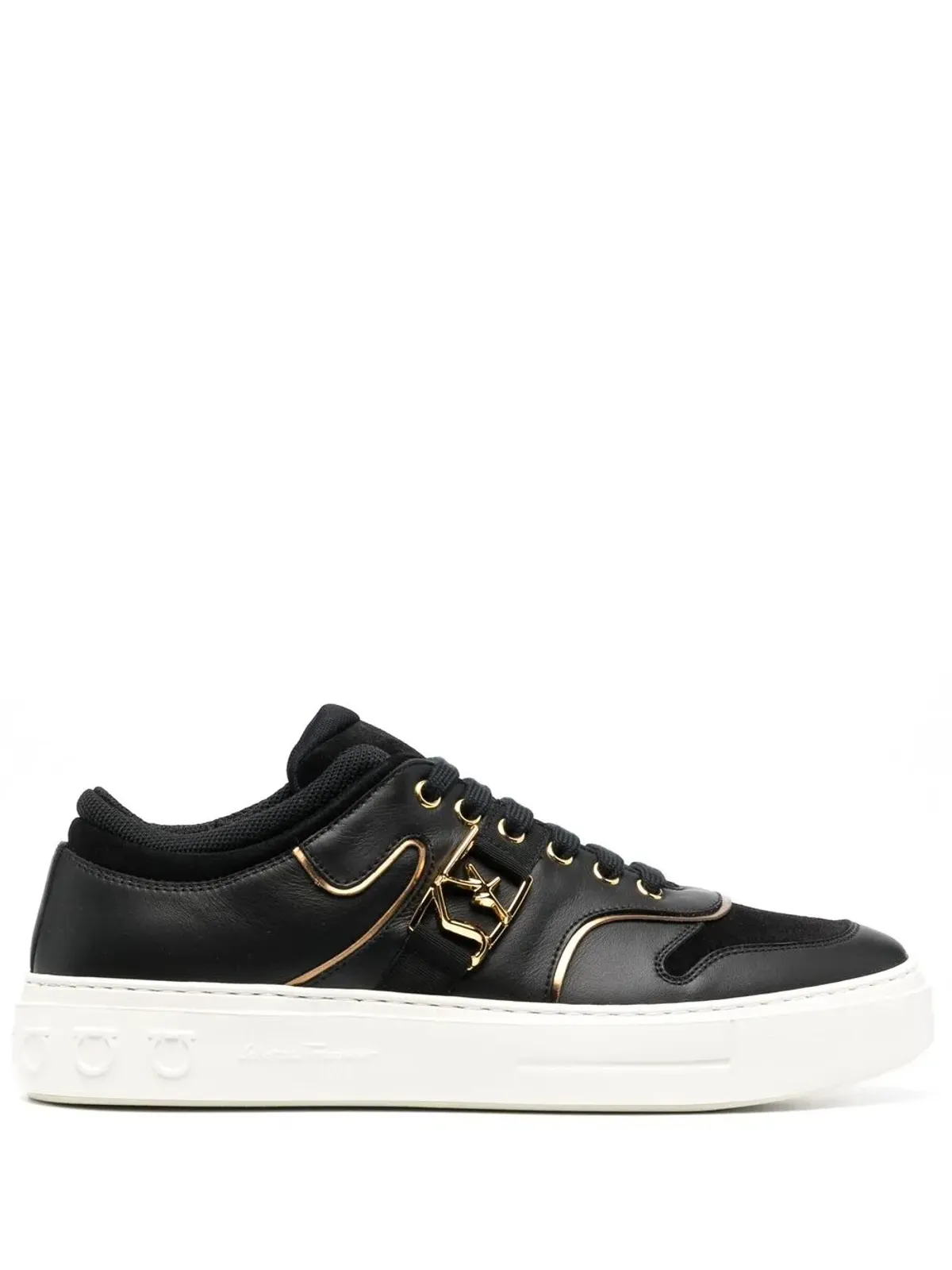 Ferragamo ボルグ ロゴ ロー・トップ スニーカー - 画像1
