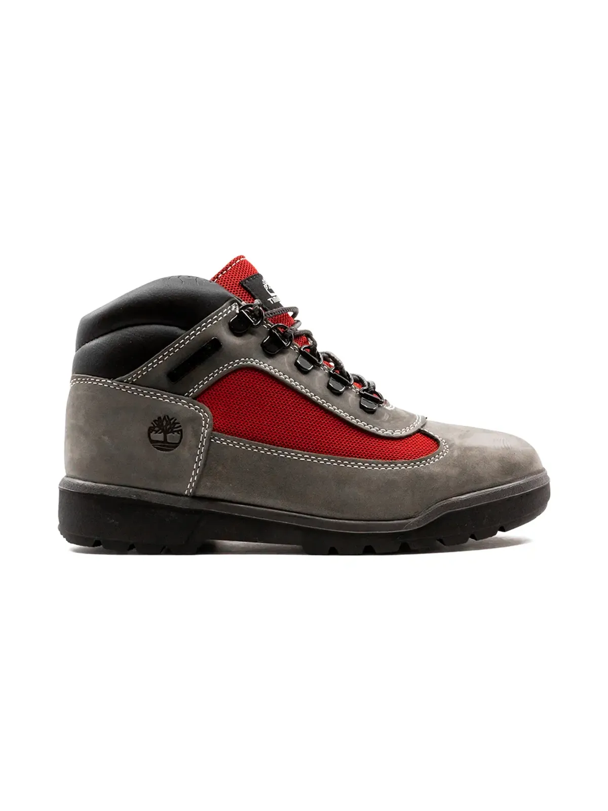Timberland Kids フィールド レースアップ ブーツ グレー - 画像2