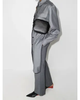 Stella McCartney ミニ Stella ロゴ クロスボディバッグ - ブラック - サムネイル2